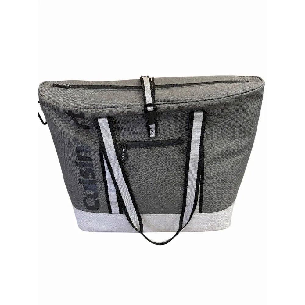 Cuisinart 40qt Waterproof Gray Tote Cooler Bag Holds up to 35-12oz cans